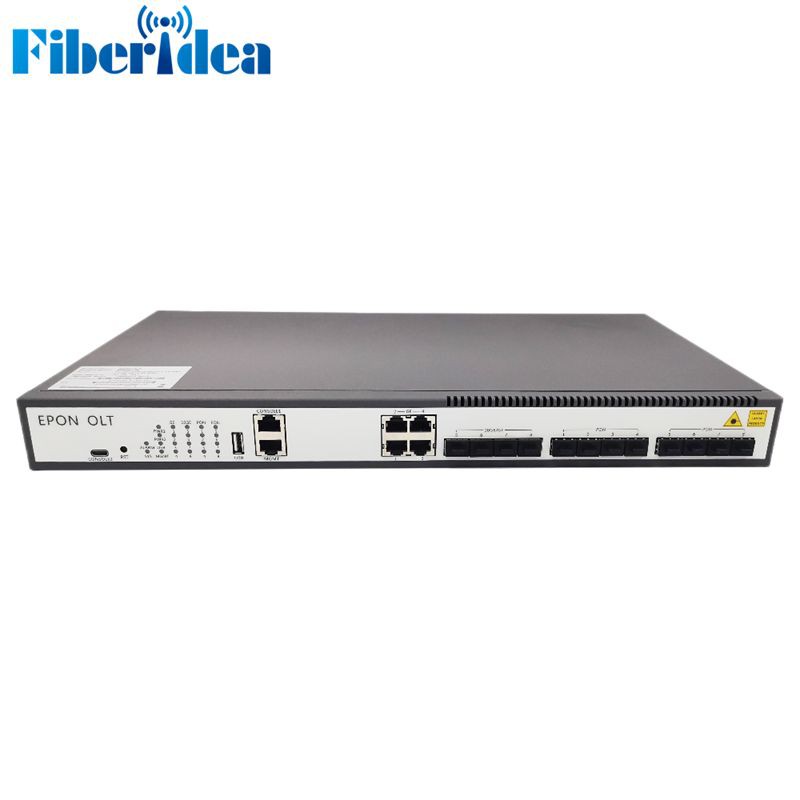 Terminal de línia òptica EPON OLT de 8 ports