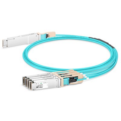 200g qsfp56 a 4x 50g sfp56 cable òptic actiu (AOC), 1m -20 m